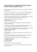 NURS 430 FINAL EXAM &vert; COMPREHENSIVE NURSING STUDY GUIDE&comma; PRACTICE QUESTIONS & ANSWERS 2026&sol;2027