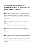 POWERPLANT ORAL EXAM ASA FULL&NewLine;REVISION NOTES WITH RECIPROCATING AND&NewLine;TURBINE ENGINE CONCEPTS
