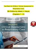 Clinical Assessment in Respiratory Care&comma; 7th Edition by Al Heuer &mdash; Comprehensive Test Bank and Exam Practice