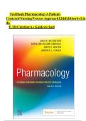 TEST BANK FOR Pharmacology&colon; A Patient-Centered Nursing Process Approach 12th edition by Linda E&period; McCuistion ISBN&colon;978-0443115257 NEW COMPLETE GUIDE WITH RATIONALES 100&percnt; VERIFIED A&plus; GRADE ASSURED&excl;&excl;&excl;&excl;NEW LATEST UPDATE&excl;&excl;&excl;&excl;&excl;&excl;