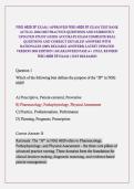 NSG 6020 3P EXAM &sol;APPROVED NSG 6020 3P EXAM TEST BANK ACTUAL 2026&sol;2027 PRACTICE QUESTIONS AND CURRENTLY UPDATED STUDY GUIDE ACCURATE EXAM COMPLETE REAL QUESTIONS AND CORRECT DETAILED ANSWERS WITH RATIONALES &lpar;100&percnt; RELIABLE ANSWERS&rpar; LATEST UPDATED VERSION 2
