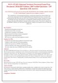NGN ATI RN Maternal Newborn Proctored Exam 2026&sol;2027 &vert; 200 Q&A with Rationales & Case Studies &vert; 4 Versions
