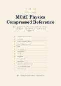 MCAT Physics - Reference Guide