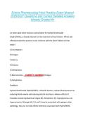 Evolve Pharmacology Hesi Practice Exam Newest &NewLine;2026&sol;2027 Questions and Correct Detailed Answers &NewLine;Already Graded A&plus;