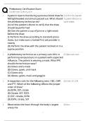 Phlebotomy Certification Exam Prep 2025 &sol; NHA CPT ASCP PBT Study Guide &sol; Score 100&percnt;