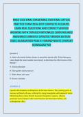 NRSG 2350 FINAL EXAM&sol;NRSG 2350 FINAL ACTUAL PRACTICE EXAM 2026-2027 COMPLETE ACCURATE EXAM REAL QUESTIONS AND CORRECT VERIFIED ANSWERS WITH DETAILED RATIONALES &lpar;100&percnt; RELIABLE ANSWERS&rpar; CURRENTLY UPDATED VERSION EDITION 2026 &vert;GUARANTEED PASS A&plus; &lpar;BRAND NEW&excl;&excl;