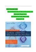 Test Bank for Tietz Fundamentals of Clinical Chemistry and Molecular Diagnostics 8th Edition by Nader Rifai &ndash; All 49 Chapters&comma; Verified&comma; ISBN 9780323530446&comma; 2026&sol;2027