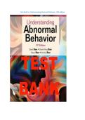 Test Bank for Understanding Abnormal Behavior 12th Edition by David Sue&comma; Derald Wing Sue&comma; Diane M&period; Sue & Stanley Sue &ndash; Chapters 1-17&comma; 2026&sol;2027 Complete Latest Edition