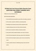 NJ Black Seal Low Pressure Boiler Operator Exam QUESTIONS AND CORRECT ANSWERS WITH RATIONALES&period;pdf&NewLine;&NewLine;