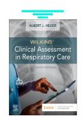Test Bank for Wilkins&rsquo; Clinical Assessment in Respiratory Care 9th Edition by Albert J&period; Heuer &ndash; Chapters 1-21&comma; 2026&sol;2027 Study Questions and Answers