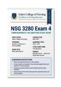 NSG 3280 Exam 4 &vert; Pathophysiology for Nurses I &lpar;2026&sol;2027&rpar; PDF &vert; Nursing &vert; Galen  