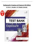  Radiographic Imaging and Exposure&comma; 7th Edition by Fauber &mdash; Comprehensive Test Bank and Exam Practice