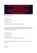 FIRE INSTRUCTOR III &lpar;2026&sol;2027&rpar;&NewLine;UPDATE&vert;EXAM&NewLine;QUESTIONS WITH MULTIPLE&NewLine;CHOICES &vert;VERIFIED & REVISED&NewLine;ANSWERS &lpar;NEW&rpar;&excl;&excl;&excl;