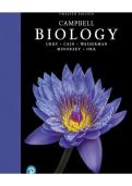 Campbell Biology 12th Edition Test Bank &vert; Lisa A&period; Urry &vert; All Chapters &vert; ISBN 978-0135188743
