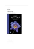 Campbell Biology 12th Edition Test Bank &vert; All Chapters 1&ndash;56 &vert; Newest Edition