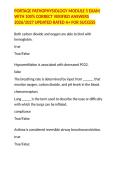 PORTAGE PATHOPHYSIOLOGY MODULE 5 EXAM WITH 100&percnt; CORRECT VERIFIED ANSWERS 2026&sol;2027 UPDATED RATED A&plus; FOR SUCCESS