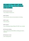 MVU NURS 629 EXAM SCRIPT TESTED&NewLine;QUESTIONS FULL SOLUTION PREMIUM&NewLine;STUDY MATERIAL&NewLine;