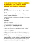 PORTAGE PATHOPHYSIOLOGY EXAM 2 QUESTIONS WITH 100&percnt; ACCURATE ANSWERS UPDATED 2026&sol;2027 BEST GRADED A&plus; FOR SUCCESS