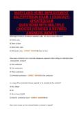MARYLAND HOME IMPROVEMENT&NewLine;SALESPERSON EXAM 1 &lpar;2026&sol;2027&rpar;&NewLine;UPDATE&vert;EXAM&NewLine;QUESTIONS WITH MULTIPLE&NewLine;CHOICES &vert;VERIFIED & REVISED&NewLine;ANSWERS &lpar;NEW&rpar;&excl;&excl;&excl;