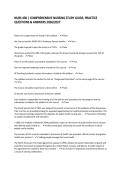 NURS 430 &vert; COMPREHENSIVE NURSING STUDY GUIDE&comma; PRACTICE QUESTIONS & ANSWERS 2026&sol;2027