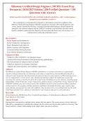 MCDE Exam Questions and Correct Answers &lpar;150&plus; Verified Questions&rpar; &vert; Milestone Certified Design Engineer &vert; 2026&sol;2027 Edition
