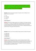 VIRGINIA HIC EXAM &lpar;HOME IMPROVEMENT EXAM&rpar;&NewLine;NEWEST ACTUAL EXAM COMPLETE 250 QUESTIONS &NewLine;AND CORRECT DETAILED ANSWERS