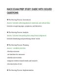 NACE EXAM PREP STUDY GUIDE WITH SOLVED&NewLine;QUESTIONS&NewLine;