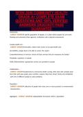 NFDN 2006 COMMUNITY HEALTH&NewLine;GRADE A&plus; COMPLETE EXAM&NewLine;QUESTIONS AND 100&percnt; VERIFIED&NewLine;ANSWERS &lpar;2026&sol;2027&rpar; PASS&NewLine;GUARANTEE