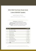 WGU C955 FINAL EXAM STUDY GUIDE 2026&sol;2027 &vert; Applied Probability and Statistics Complete Q&A &vert; Verified Answers &vert; 100&percnt; Correct &vert; Pass Guaranteed - A&plus; Graded&NewLine;&NewLine;