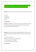 CDN EXAM 2026 - COMPLETE TEST BANK WITH 150 &NewLine;REAL EXAM QUESTIONS & VERIFIED ANSWERS