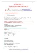 &Eacute;quations Diff&eacute;rentielles &ndash; Cours & Fiche de R&eacute;vision &vert; Maths Terminale