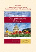 South-Western Federal Taxation 2026 Test Bank&colon; 700&plus; Multichoice Questions with Verified Answers & Rationales &vert; Comprehensive Volume &lpar;All Chapters&rpar;