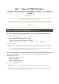 State Farm Estimatics Exam 2026&sol;2027 &vert; Verified Q&A &vert; Pass Guaranteed - A&plus; Graded&NewLine;&NewLine;