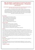 MBA 702 Module 3 Comprehensive Exam 2026&sol;2027&colon; 130&plus; Verified Questions with Detailed Rationales & Updated for Latest Guidelines &vert; Graded A&plus;&NewLine;&NewLine;