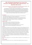 MBA 702 Financial Management Test 3 &lpar;2026&sol;2027&rpar; &vert; 200 Verified Q&A with Detailed Explanations &vert; A&plus; Graded