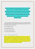 NUR 2214 EXAM&sol;NUR 2214 NURSING CARE OF THE OLDER ADULT ACTUAL EXAM REVIEW 2026-2027 COMPLETE ACCURATE EXAM REAL QUESTIONS AND CORRECT VERIFIED ANSWERS WITH DETAILED RATIONALES &lpar;100&percnt; RELIABLE ANSWERS&rpar; CURRENTLY UPDATED VERSION EDITION 2026 &vert;GUARANTEED PASS
