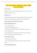 AIC 302 Chapter 1 Questions with Verified&NewLine;Correct Answers