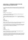 NURS 430 EXAM 1 &vert; COMPREHENSIVE NURSING STUDY GUIDE&comma; PRACTICE QUESTIONS & ANSWERS 2026&sol;2027