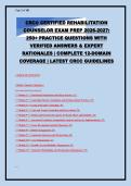 CRC Certified Rehabilitation Counselor Exam Prep 2026-2027&colon; 250&plus; Practice Questions with Verified Answers & Expert Rationales &vert; Complete 12-Domain Coverage &vert; Latest CRCC Guidelines &vert; Graded A&plus;