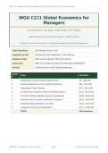 WGU C211 GLOBAL ECONOMICS FINAL EXAM 2026&sol;2027 &vert; Complete Q&A &vert; Verified Answers &vert; 100&percnt; Correct &vert; Pass Guaranteed - A&plus; Graded&NewLine;&NewLine;
