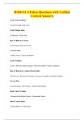 D104 OA 2 Ratios Questions with Verified&NewLine;Correct Answers