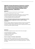 UNISA MNG3701 Assignment 1 Semester 2 2026&colon; Strategic Management Model Answers