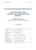 AFIP Test Final & Practice Exam 2026&sol;2027 &vert; 450 Q&A &vert; Pass Guaranteed - A&plus; Graded&NewLine;&NewLine;