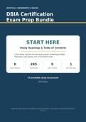 Unofficial DBIA Certification Exam Prep Bundle