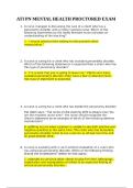 ATI PN Mental Health Proctored Exam Questions and Answers &lpar;2026&sol;2027&rpar; &vert; Latest ATI PN Psych Practice Test Bank & Answer Key with Detailed Rationales