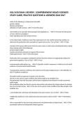 HSA 3150 EXAM 1 REVIEW &vert; COMPREHENSIVE HEALTH SCIENCES STUDY GUIDE&comma; PRACTICE QUESTIONS & ANSWERS 2026&sol;2027