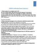 PMHNP Certification Exam Test Bank & Practice Review &vert;  Verified Questions with Answers & Rationales &vert; ANCC PMHNP-BC Board Prep