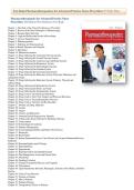 Test Bank - Pharmacotherapeutics for Advanced Practice Nurse Prescribers 5th Edition by Woo & Robinson &lpar;Chapters 1-55 Complete&rpar;