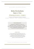 RELIAS DYSRHYTHMIA BASIC A TEST 2026&sol;2027 &vert; 35 Questions & Answers &vert; Latest Version &vert; Graded A &vert; Pass Guaranteed - A&plus; Graded&NewLine;&NewLine;