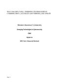 WGU C844 GRP1 TASK 1&colon; EMERGING TECHNOLOGIES IN CYBERSECURITY &vert; ACCURATE AND VERIFIED &vert; 2026 UPDATE